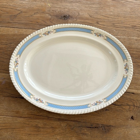 Vintage HTF Johnson Bros. Belvedere plate, Stamped Old English 14x11 - Picture 2 of 5